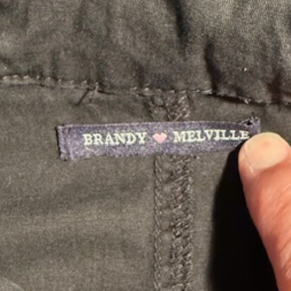 Brandy Melville Black Hooded Utility Jacket, Lightweight, Cropped- One Size - Picture 11 of 13